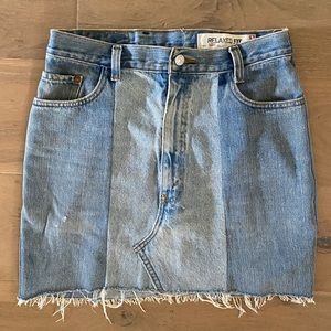Re-done Levi’s Jean skirt